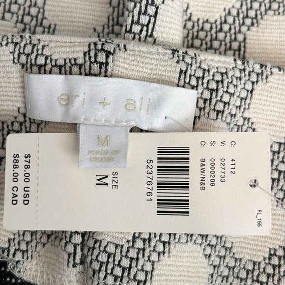 NWT Anthropologie eri + ali polka dot top off shoulder, size Medium - Picture 10 of 14